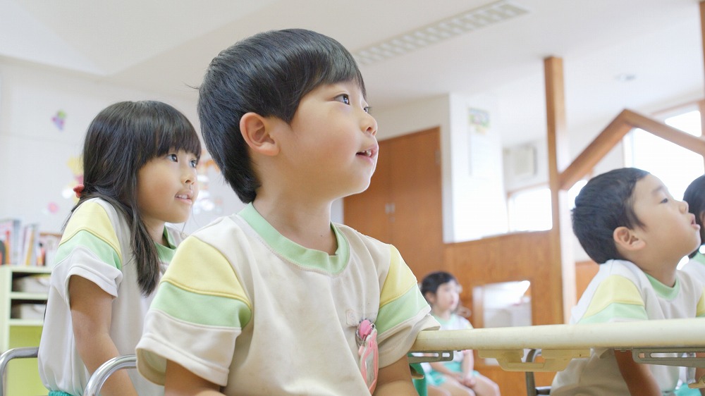 9:40 朝の会 教室に入って活動のための準備をします