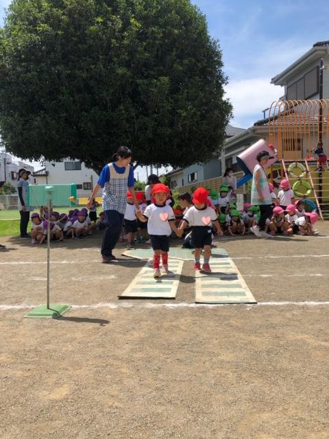 横断歩道の渡り方を練習したよ♪♪